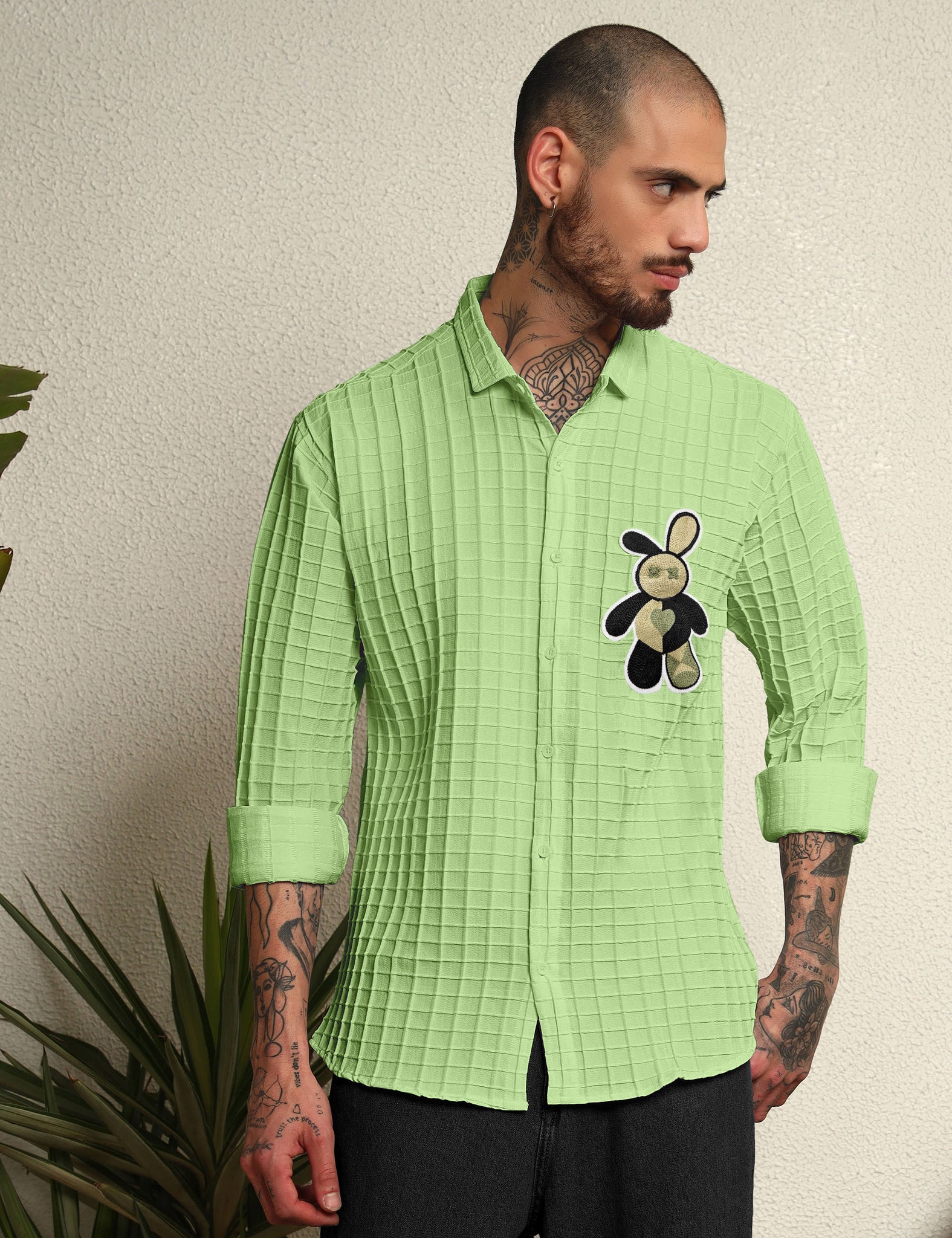 Fun Element Embroidery Patch Pista Shirt