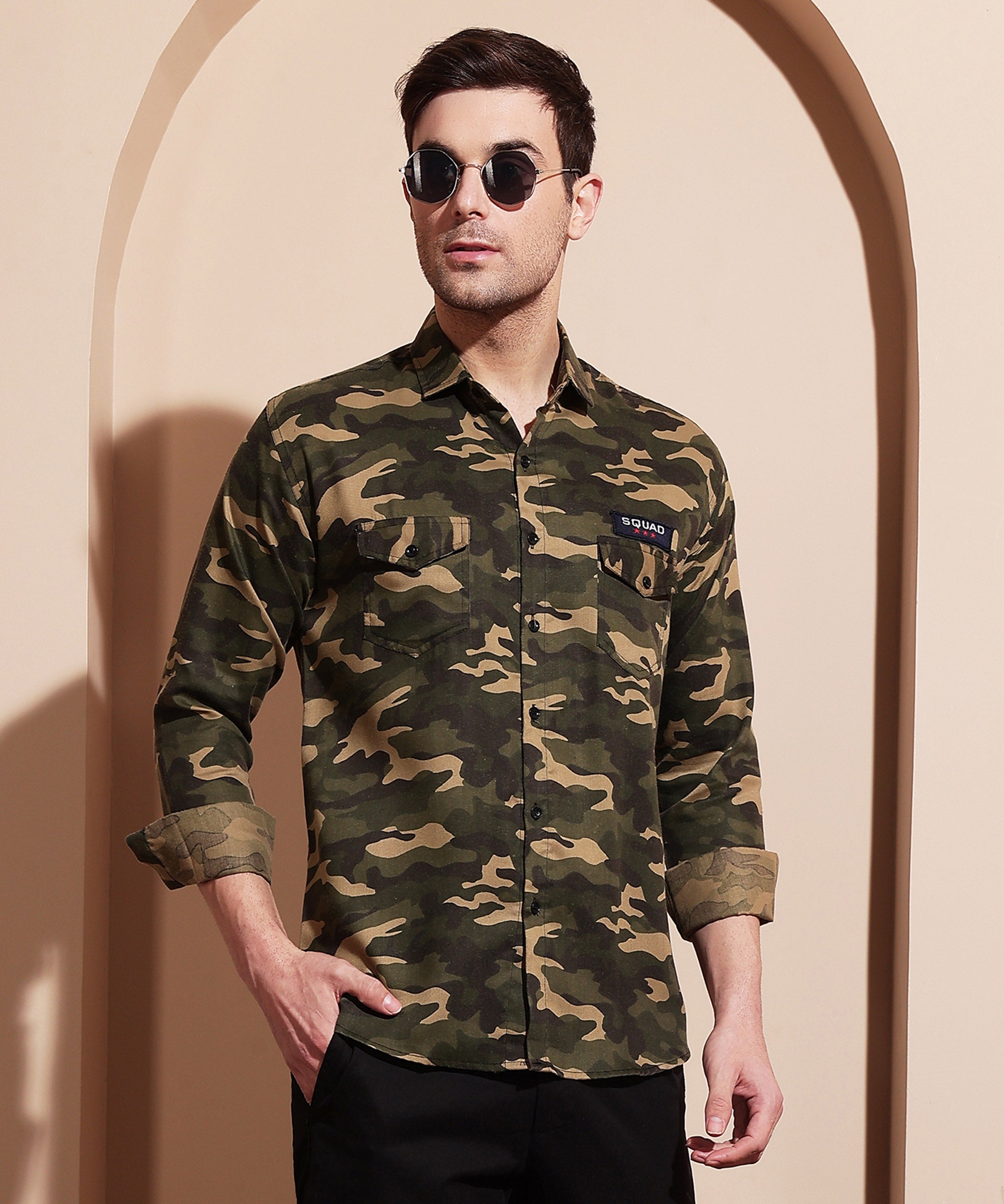Battlefield Camo Cotton Blend Shirt