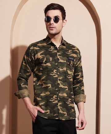 Battlefield Camo Cotton Blend Shirt
