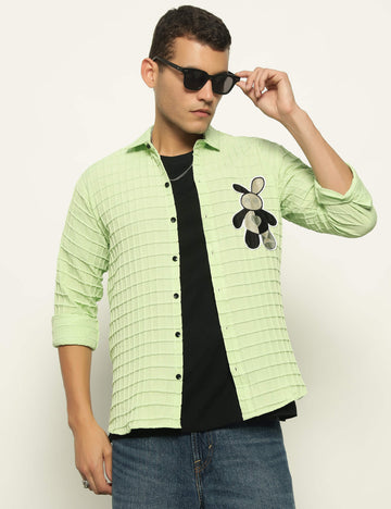 Fun Element Embroidery Patch Pista Shirt