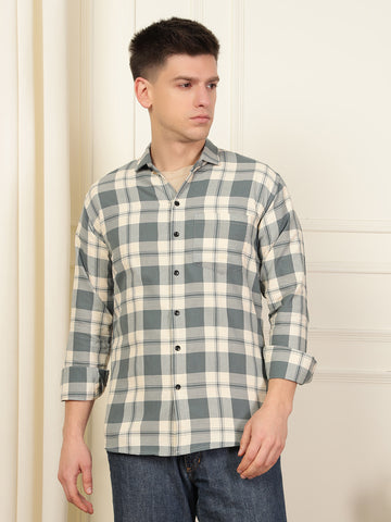 Ashwood Check Cotton Blend Shirt