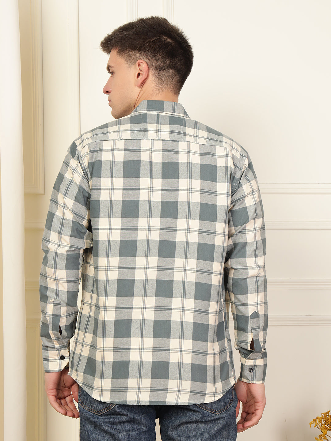 Ashwood Check Cotton Blend Shirt