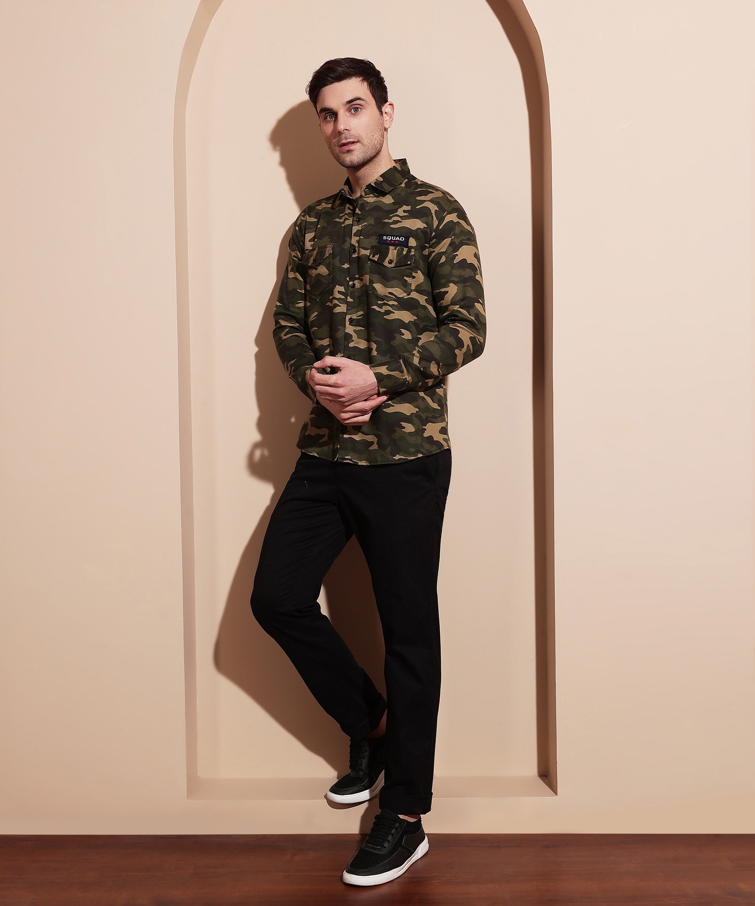 Battlefield Camo Cotton Blend Shirt