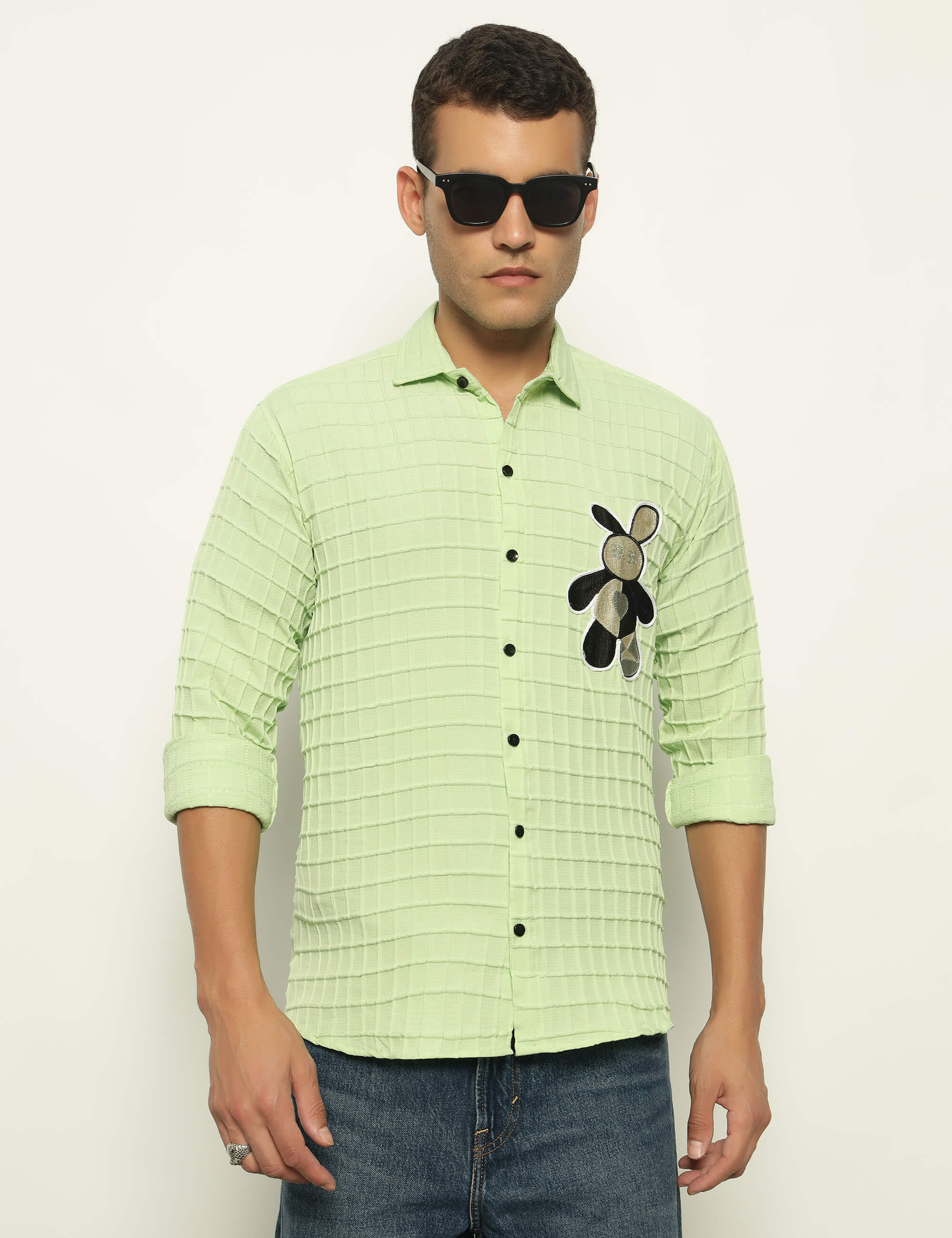 Fun Element Embroidery Patch Pista Shirt