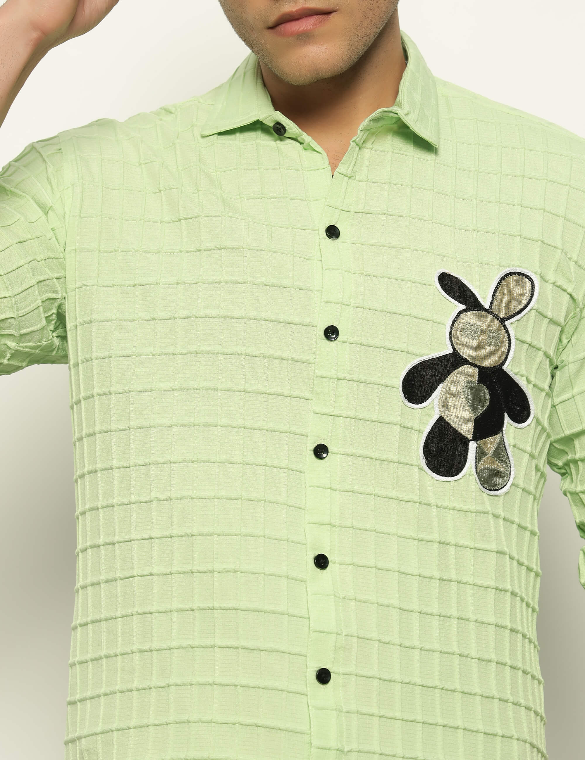 Fun Element Embroidery Patch Pista Shirt