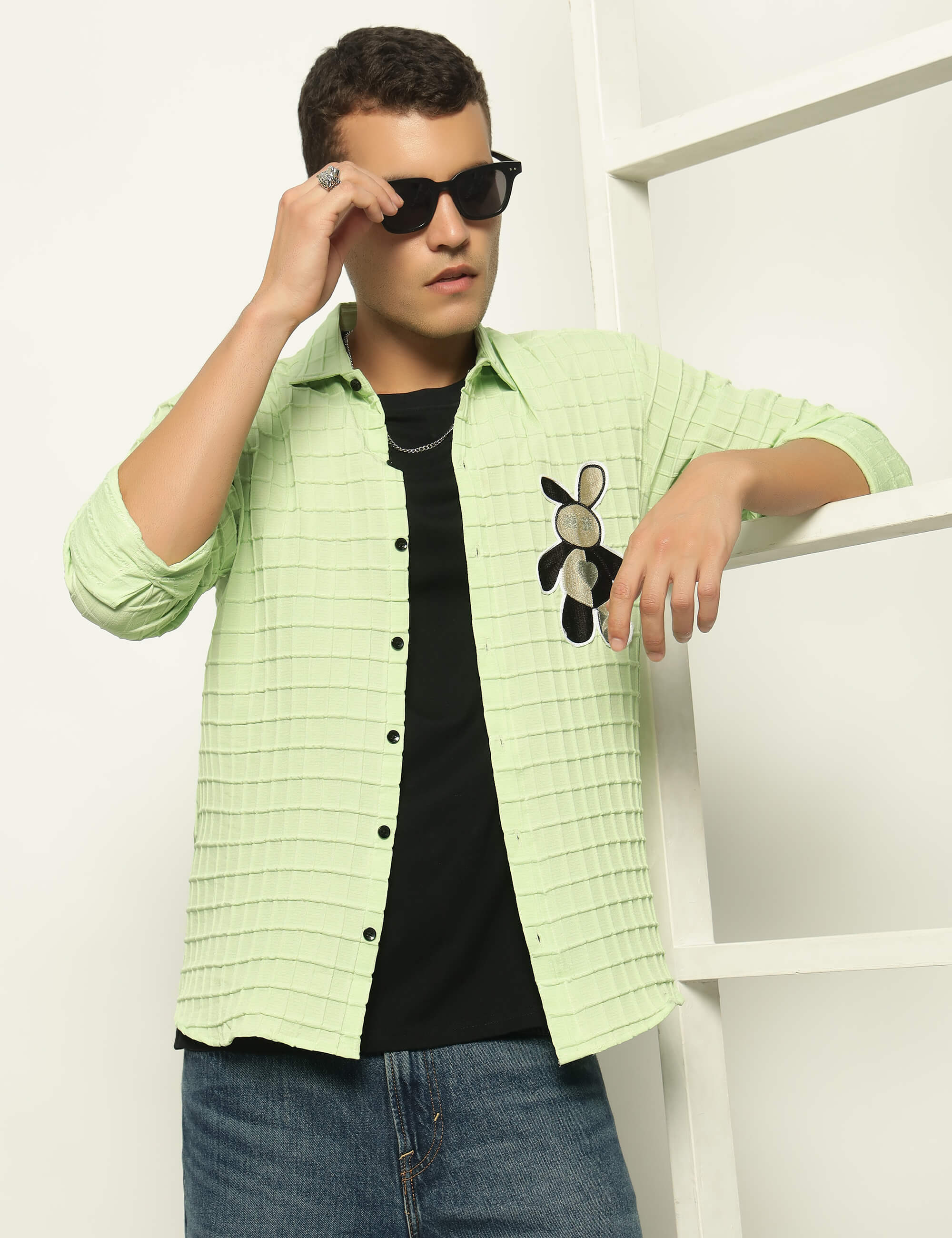 Fun Element Embroidery Patch Pista Shirt