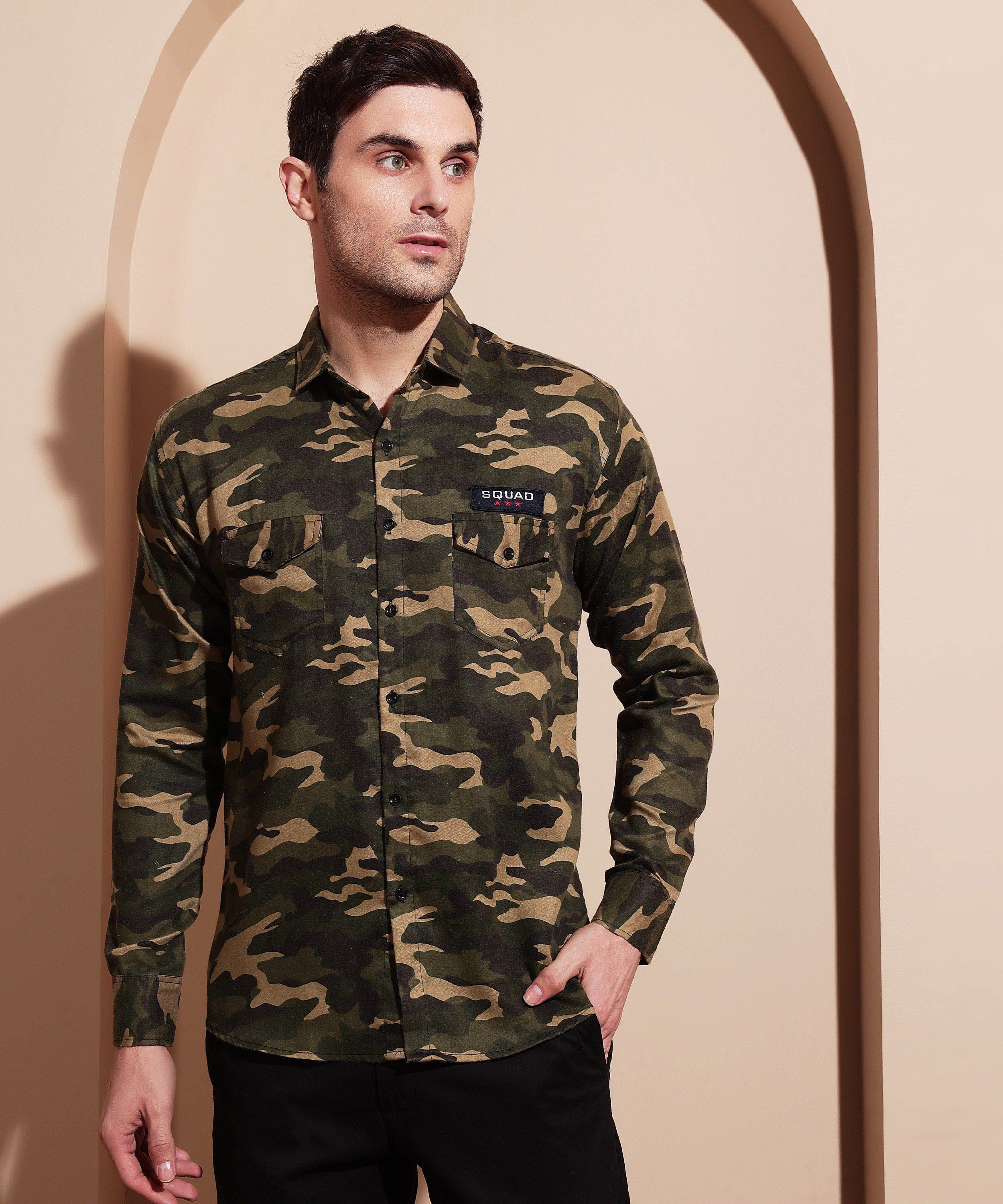 Battlefield Camo Cotton Blend Shirt