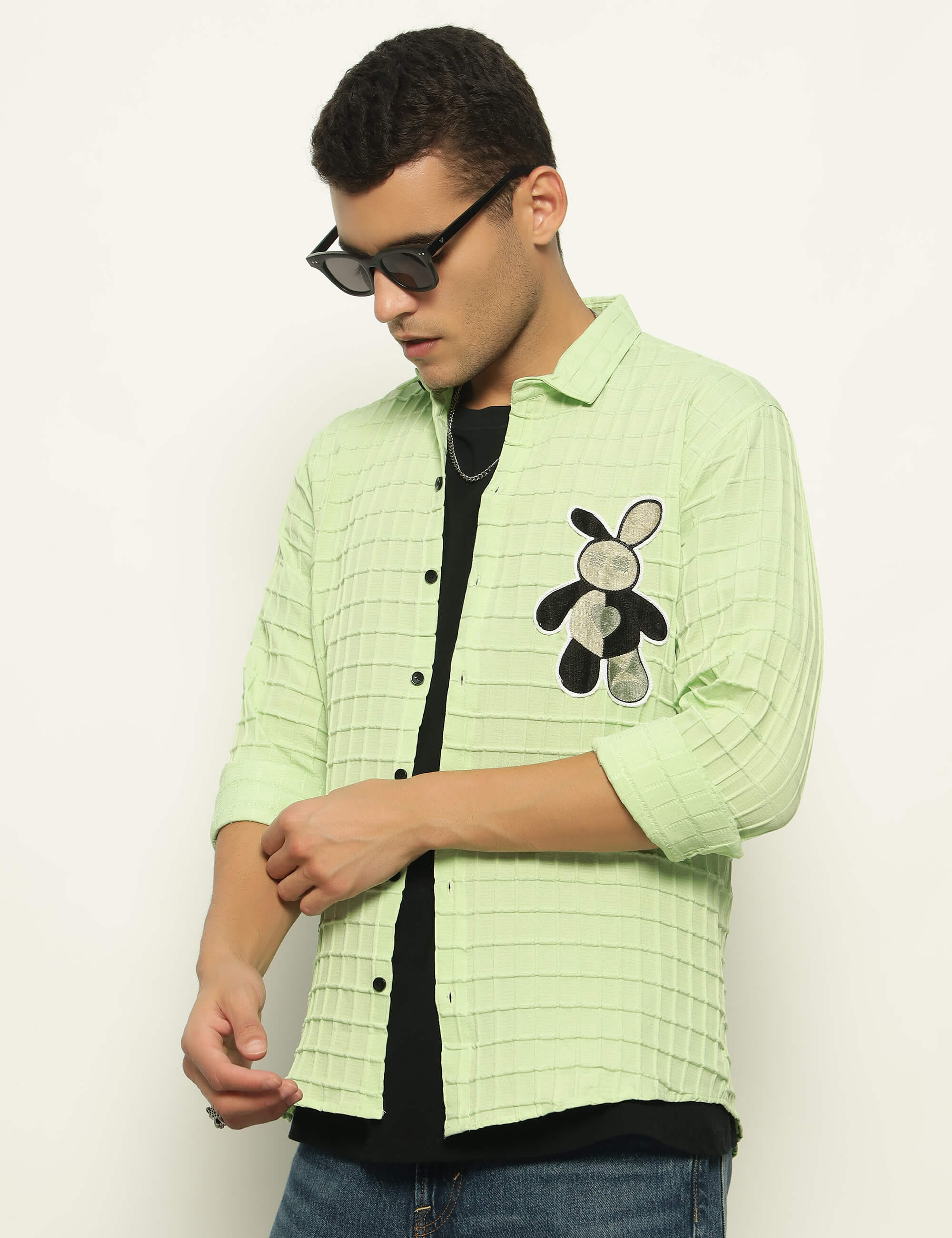 Fun Element Embroidery Patch Pista Shirt
