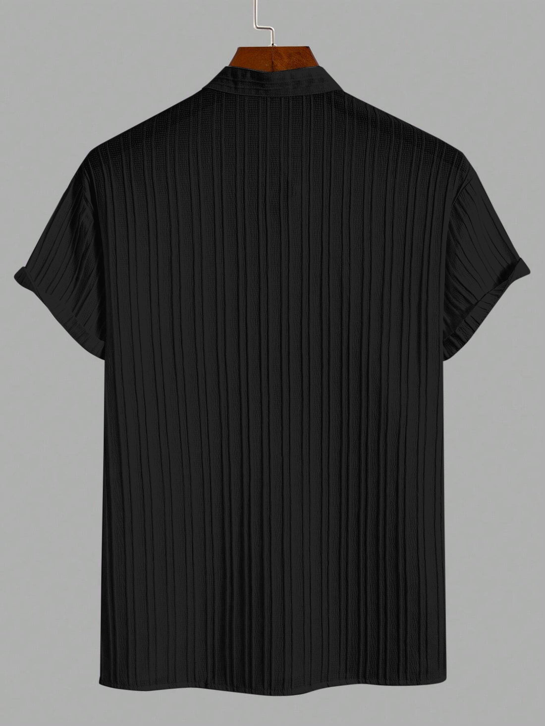 Black Breeze Mandarin Collar Shirt