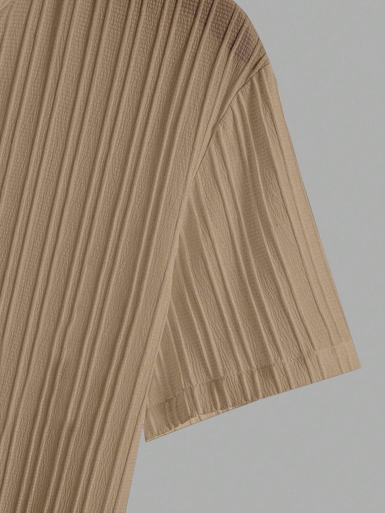 Ochre Yellow Breeze Mandarin Collar Shirt