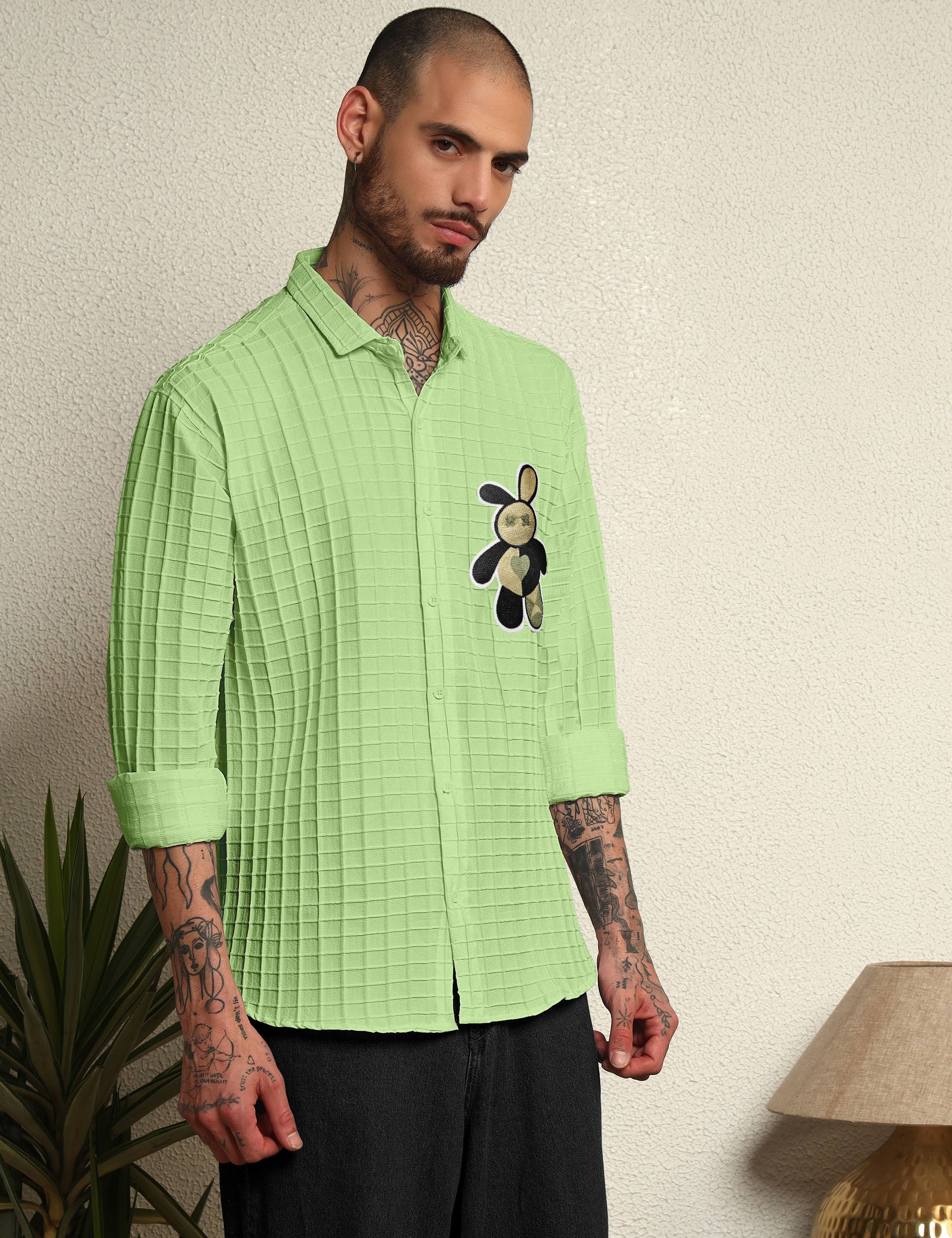 Fun Element Embroidery Patch Pista Shirt