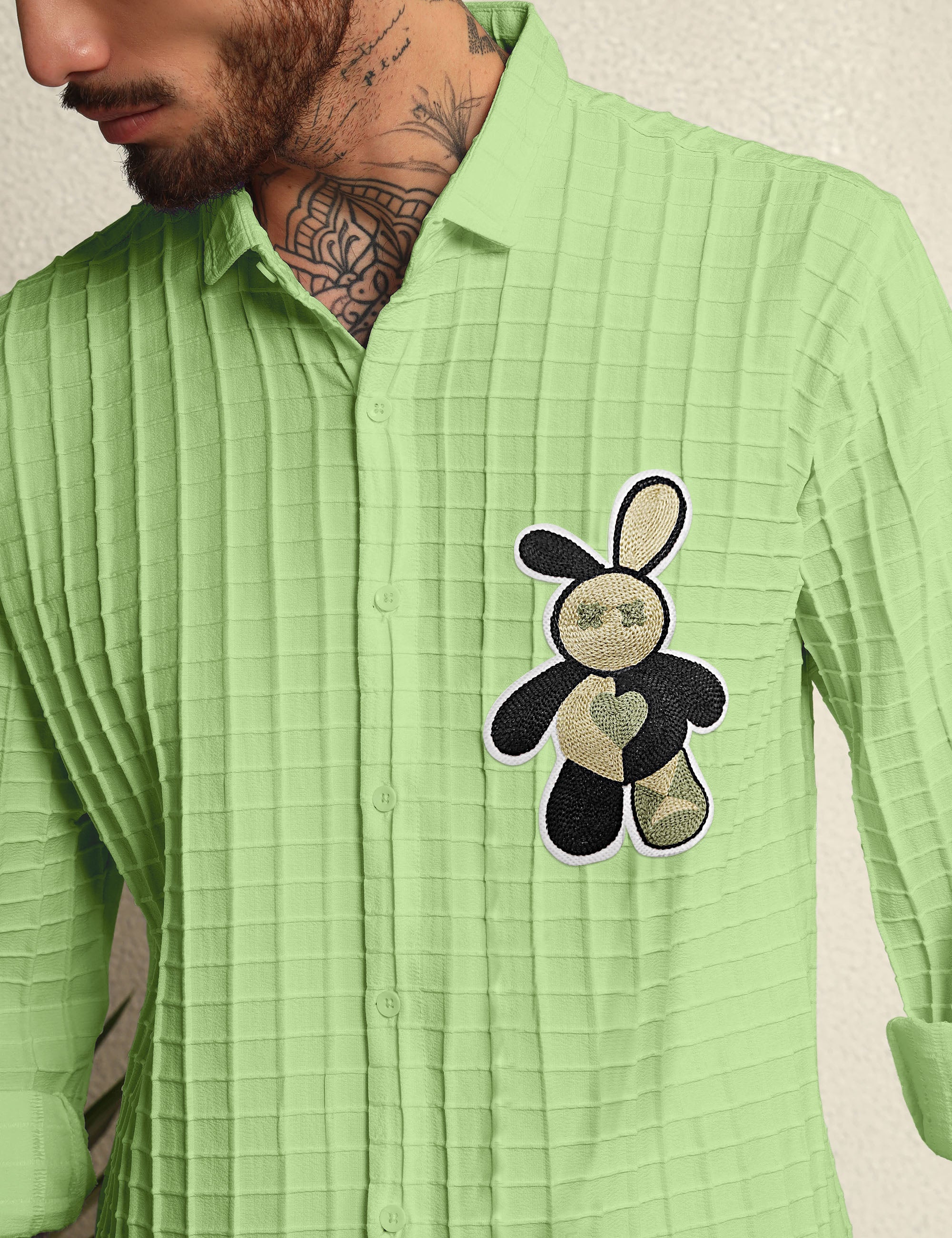 Fun Element Embroidery Patch Pista Shirt