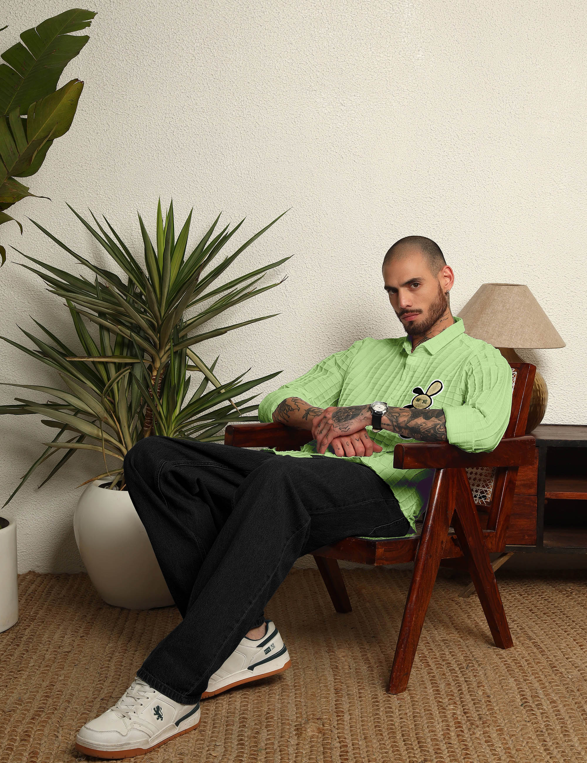 Fun Element Embroidery Patch Pista Shirt