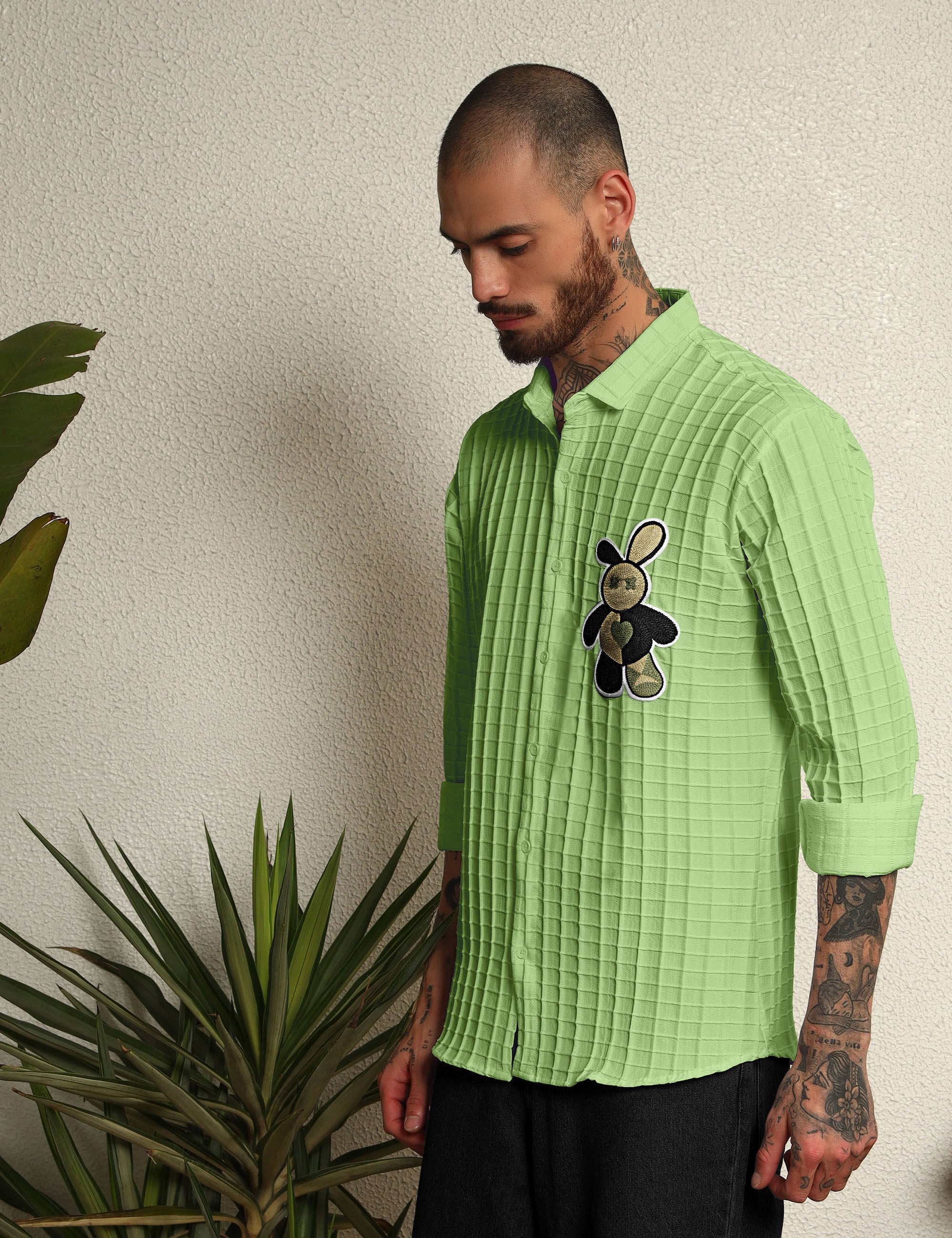 Fun Element Embroidery Patch Pista Shirt