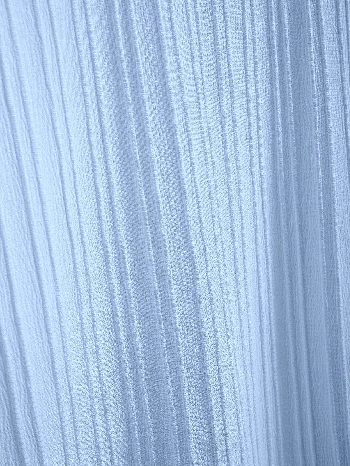 Sky Blue Breeze Mandarin Collar Shirt